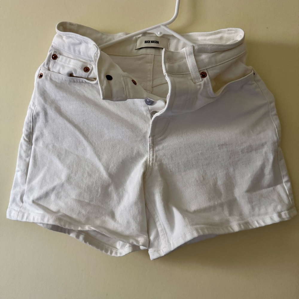 Buck Mason Rider Short in White 🤍 - Picture 2 of 5